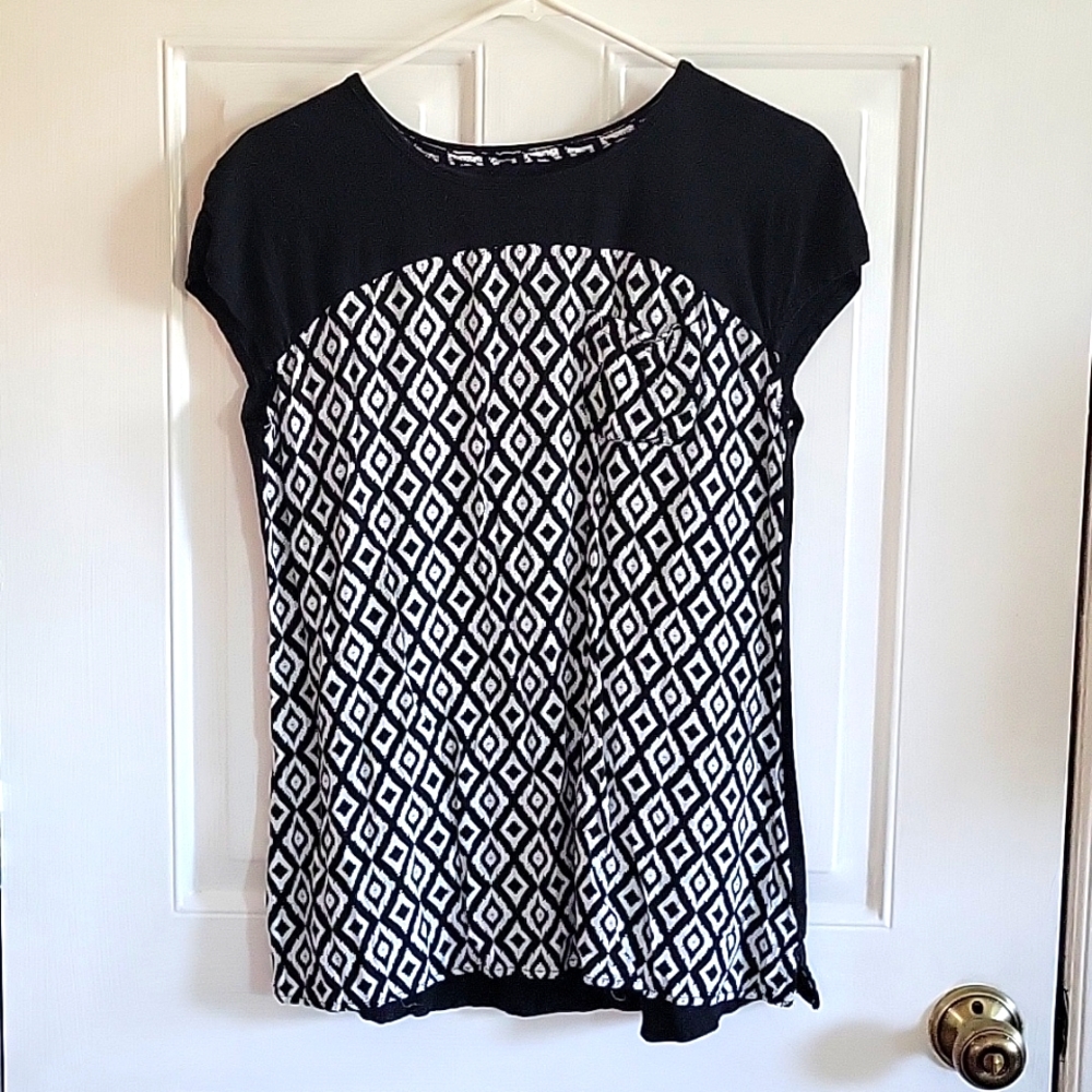 Black and White RXB Dress Top